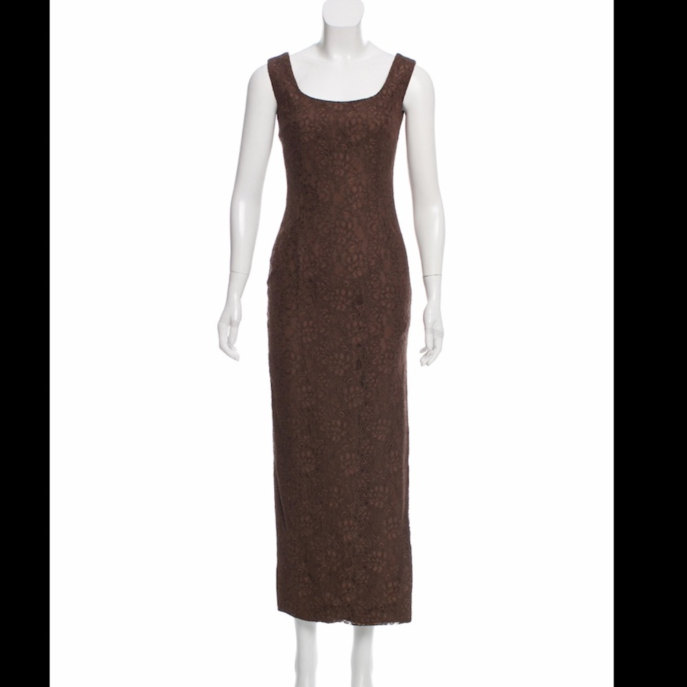 Dolce Gabbana maxi sleeves dress